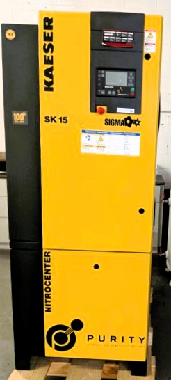 Kaeser SK15 Aircenter with Nitrogen Generator - 2019 Model Very Good Condition - Used