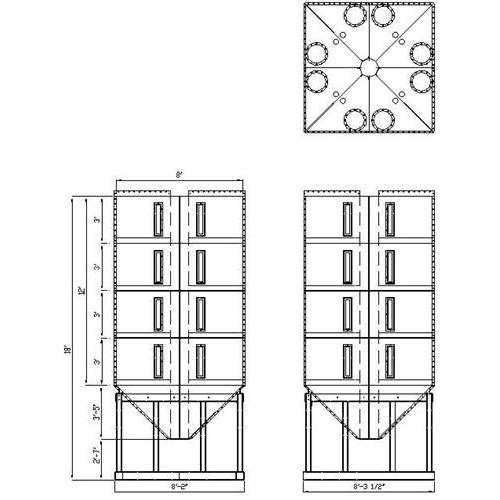 Modular Cluster Storage Silos