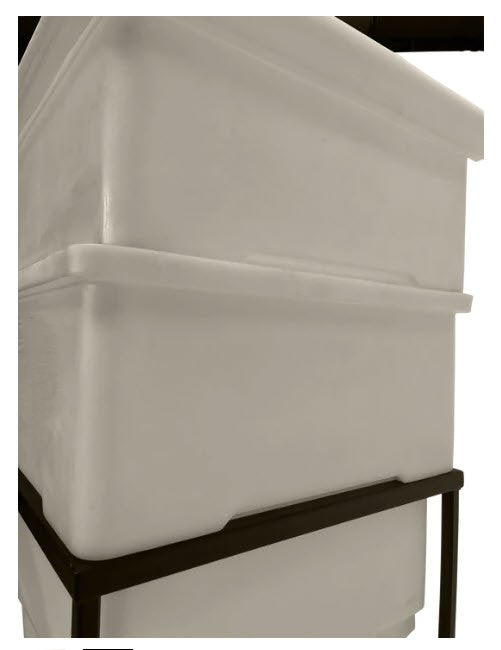 Dry Storage Bin Extension - 874 lb. Green / 529 Roasted Bean Capacity - Made In USA - New