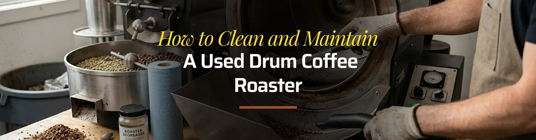 How to Clean & Maintain a Used Drum Coffee Roaster