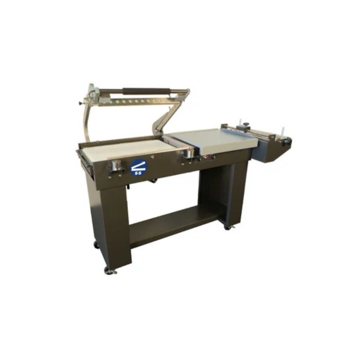 Sealer Sales SS-1622MK Semi-Automatic L-Bar Sealer Micro Knife Magnet Hold