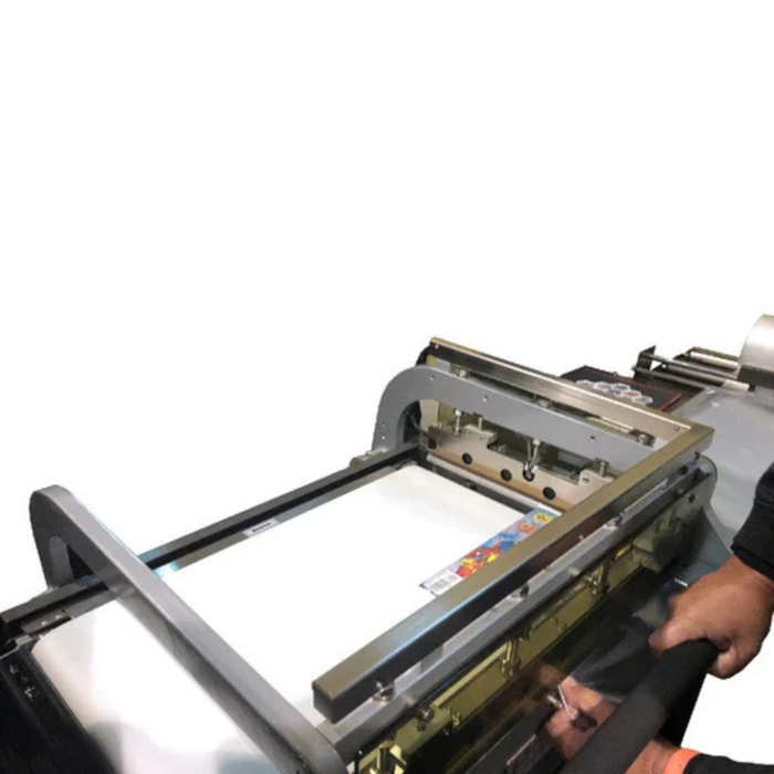 Sealer Sales SS-1622MK Semi-Automatic L-Bar Sealer Micro Knife Magnet Hold