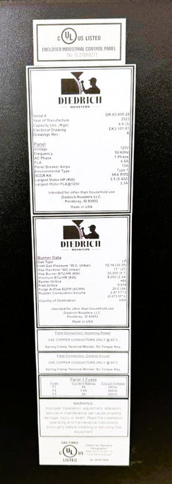 3 kg - Diedrich DR-3 Semi-Automatic - 2023- Excellent Condition - Used