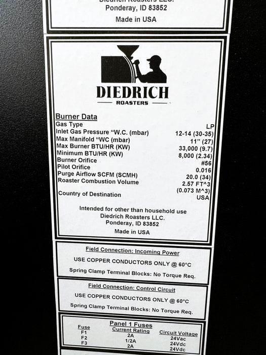 3 kg - Diedrich DR-3 Semi-Automatic - 2023- Excellent Condition - Used