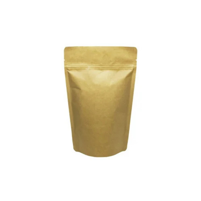 Sealer Sales MUB4Z133-NZ Metallized Stand Up Zip Pouches (110g), Black Kraft