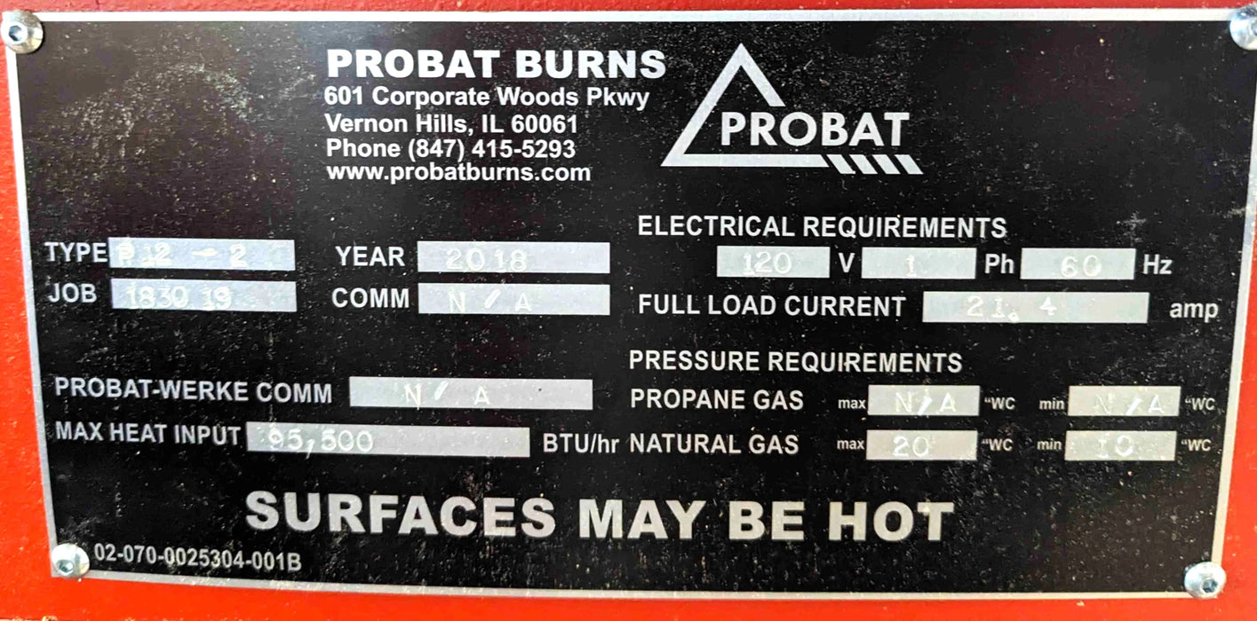 12 Kg Probat P12-2 Coffee Roaster - 2018 - Excellent Condition - Used