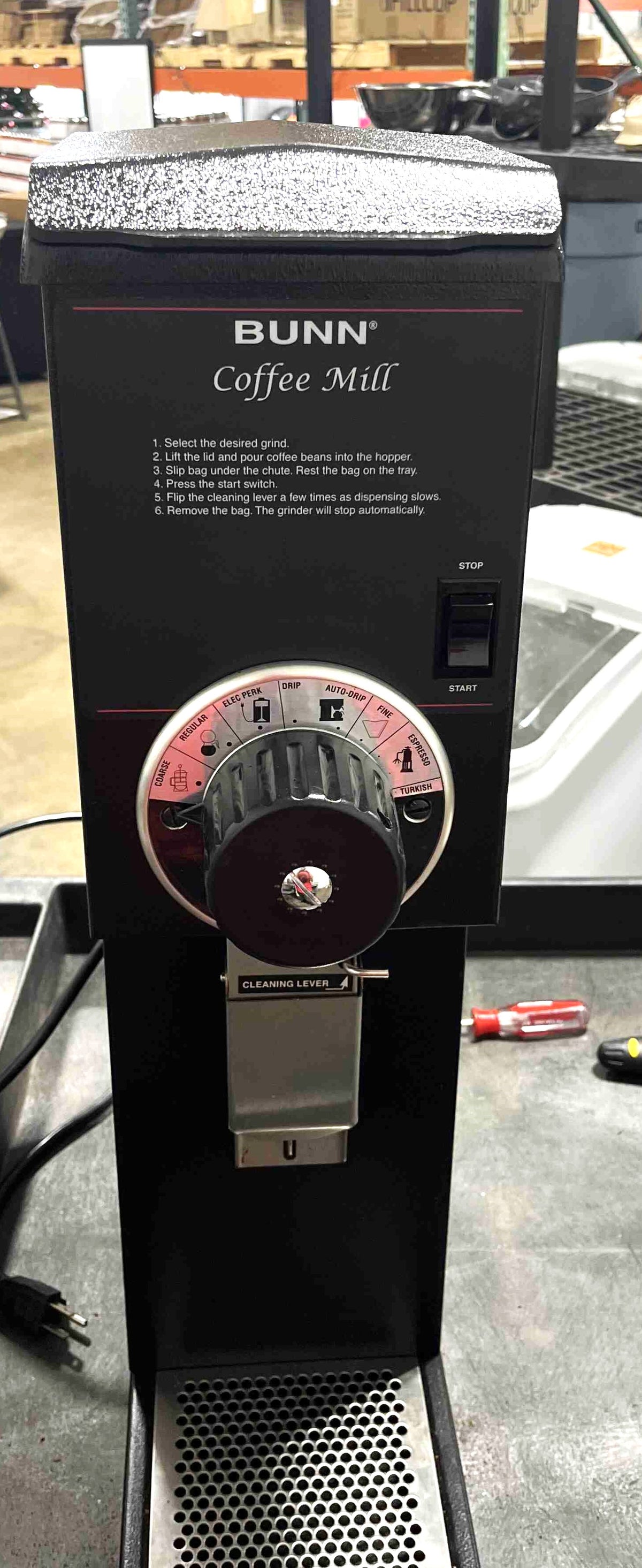 3lb Bunn G3HD Used Grinder 2022 Used — CoffeeTec