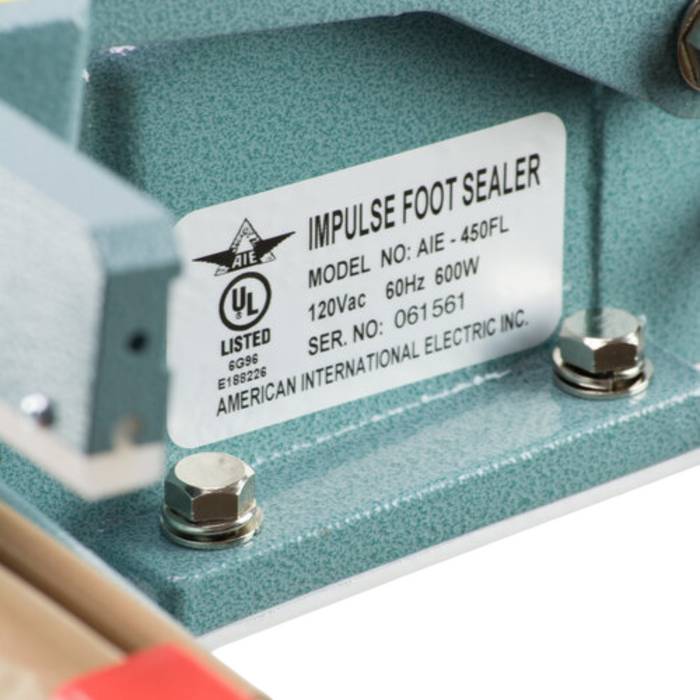 AIE-450FL - FL Series Foot Operated Impulse Sealer