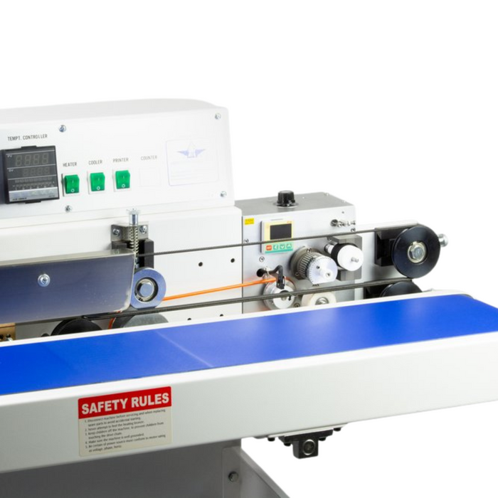 AIE B7202 Industrial Horizontal Standing Band Sealer Left to Right Direction