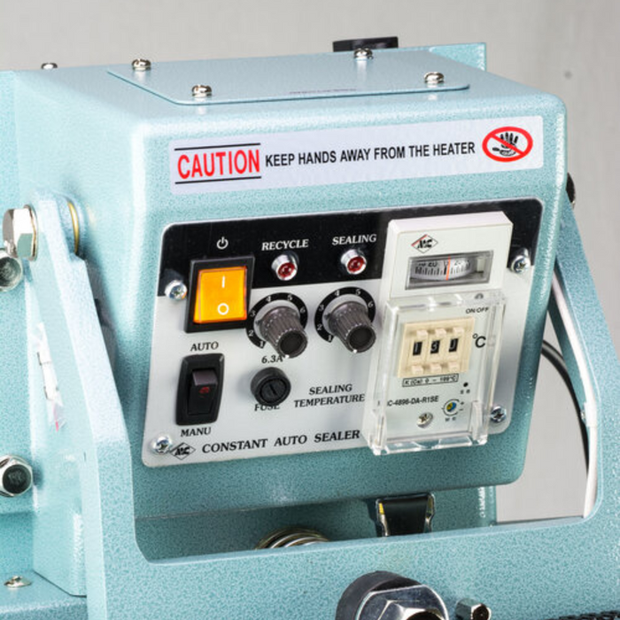 AIE FDV Series Vertical Double Impulse Foot Operated Sealers