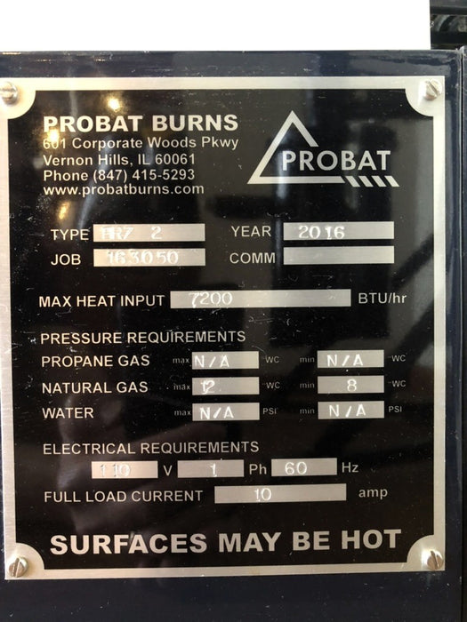 Sample Roaster - Probat BRZ2 - 2016 - Excellent Condition - Used