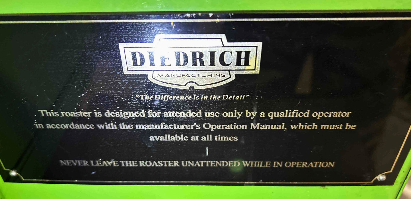 3 Kilo - Diedrich's IR-3 Coffee Roaster - 2009 Model - Excellent Condition - Used