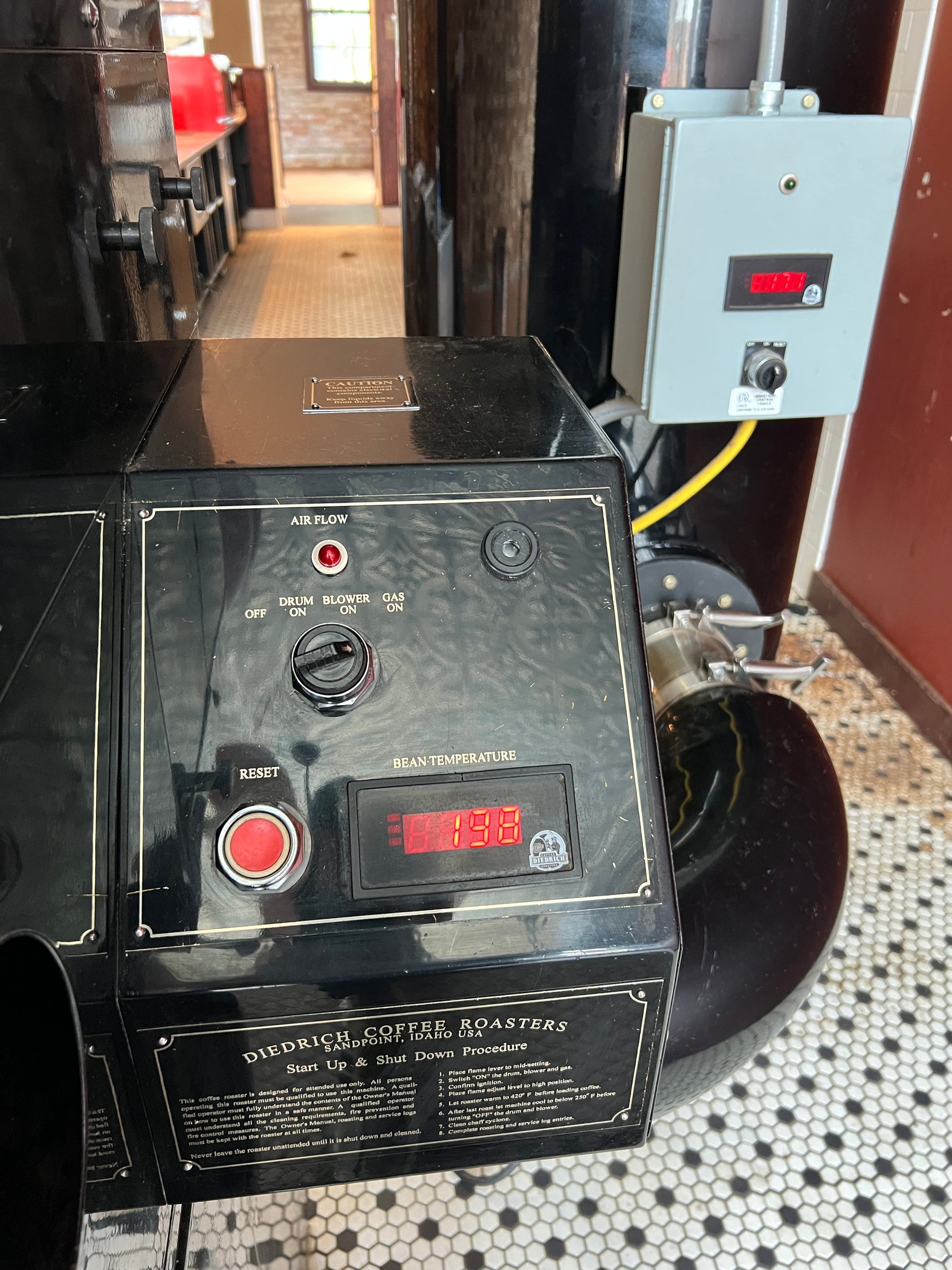 Diedrich's IR3 Coffee Roaster 2005 Model Good Condition Used