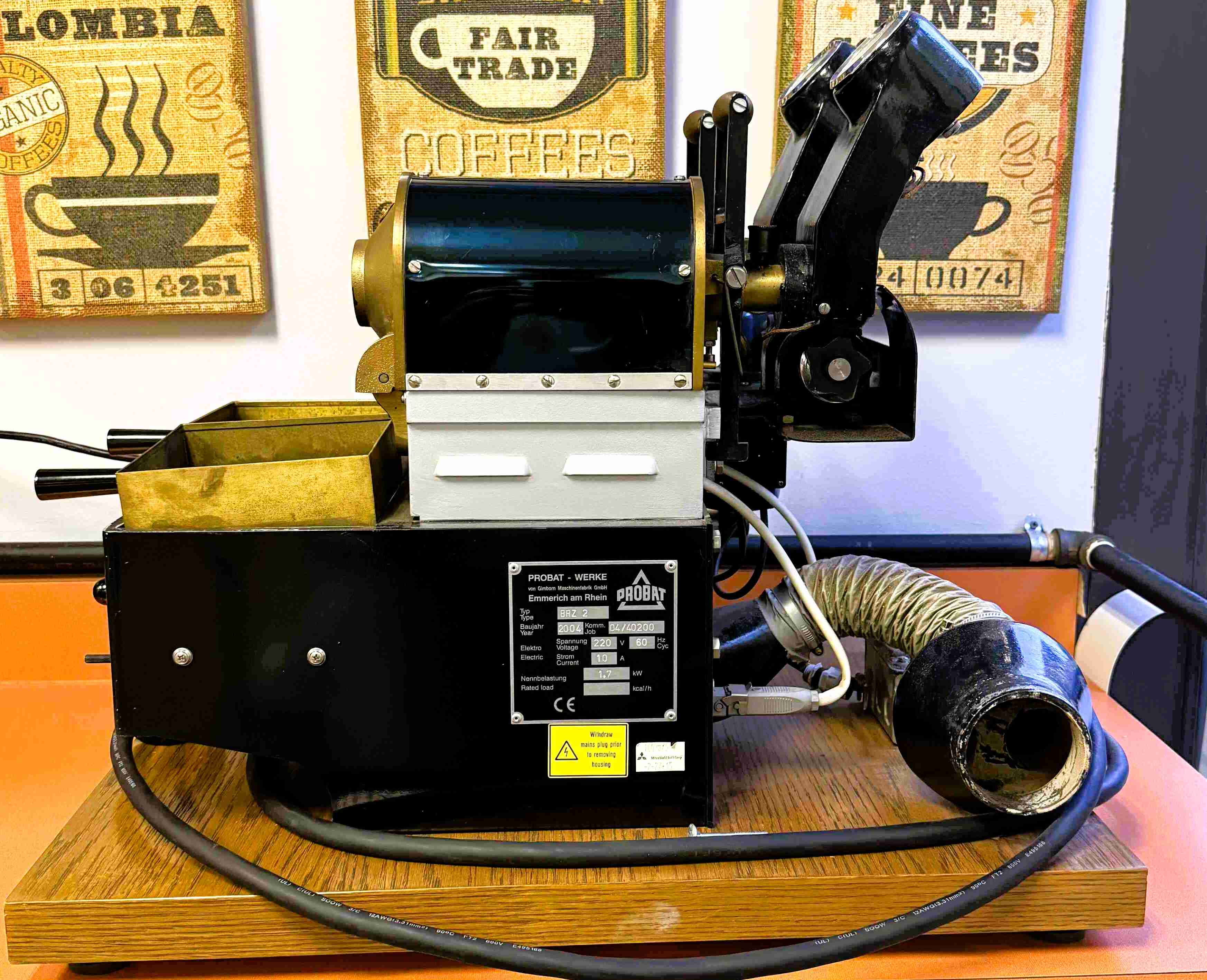 トーピドー・レンジ Sample Roaster - Probat BRZ-2 (Crating Included) - 2004 - Very