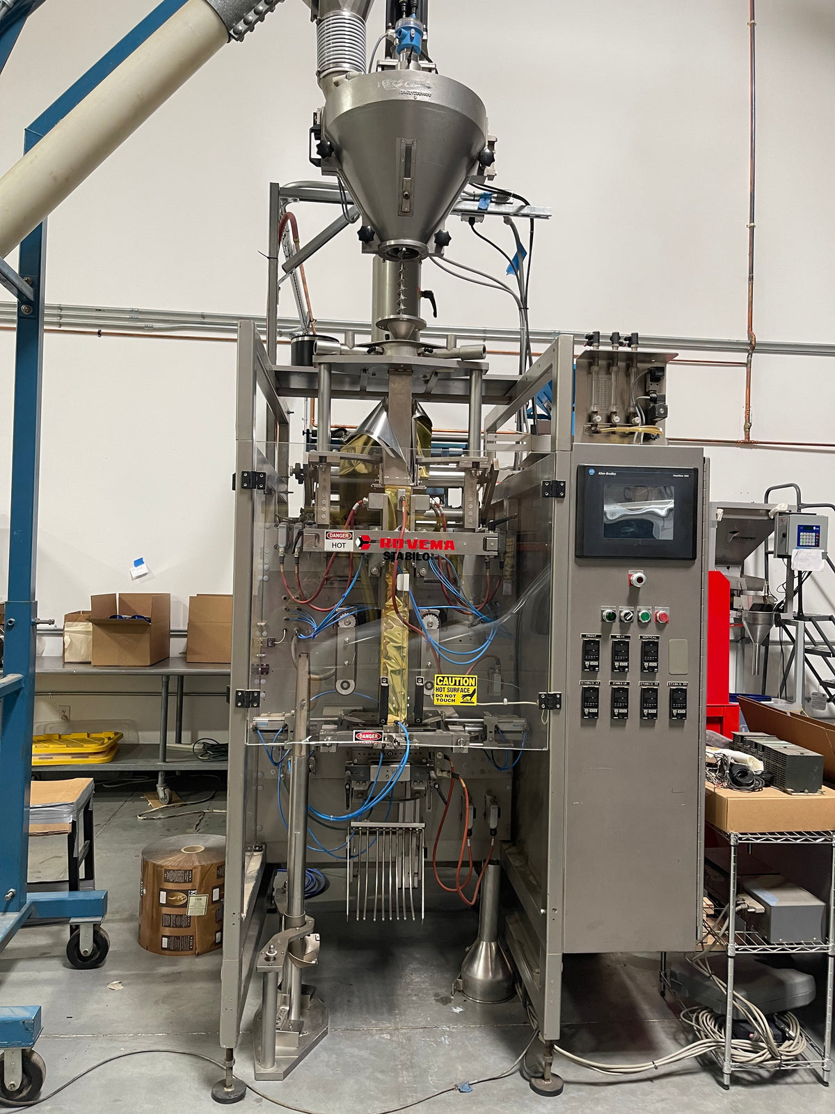 Film Machine Rovema Rovema VPI-260 Vertical Form Fill & Seal: Used — CoffeeTec
