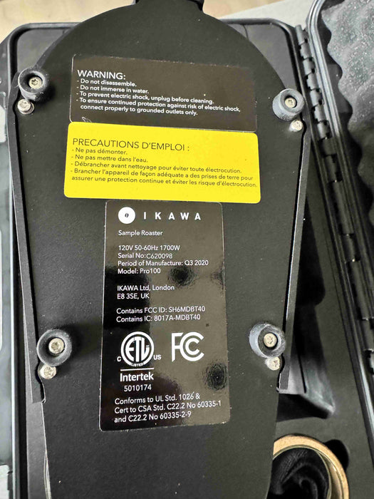 Ikawa Pro 100 Sample Roaster - 2020- Excellent Condition - Used (Once)