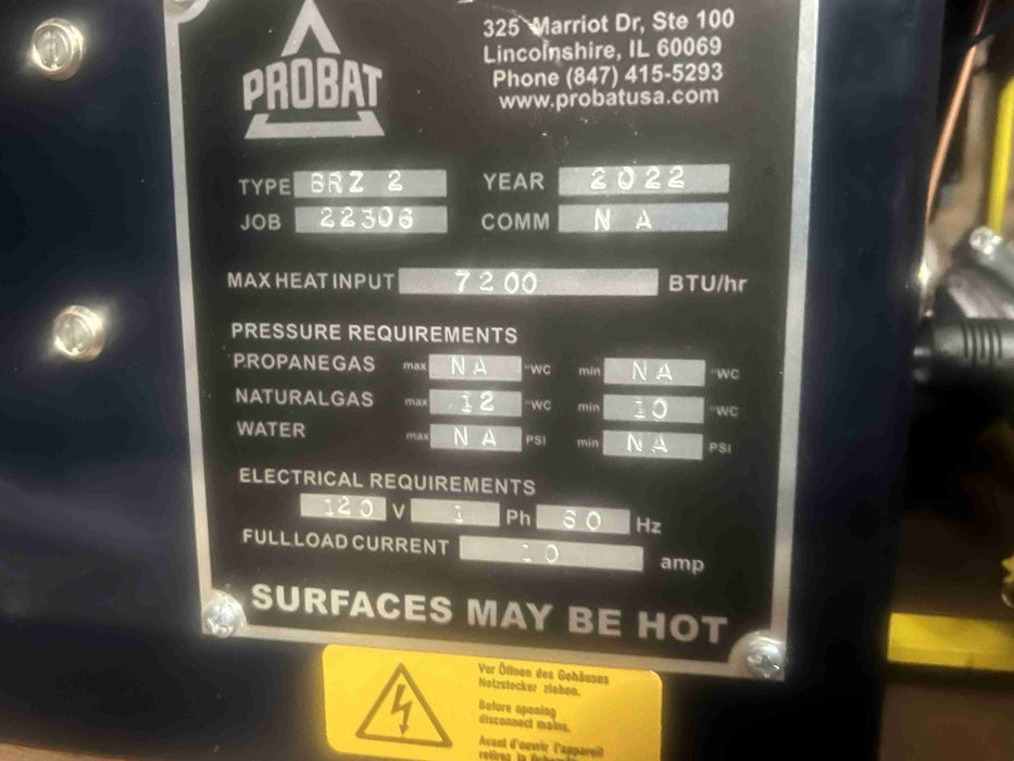 Sample Roaster - 2 Barrel Probat BRZ-2  - 2022 - Excellent Condition - Never Used