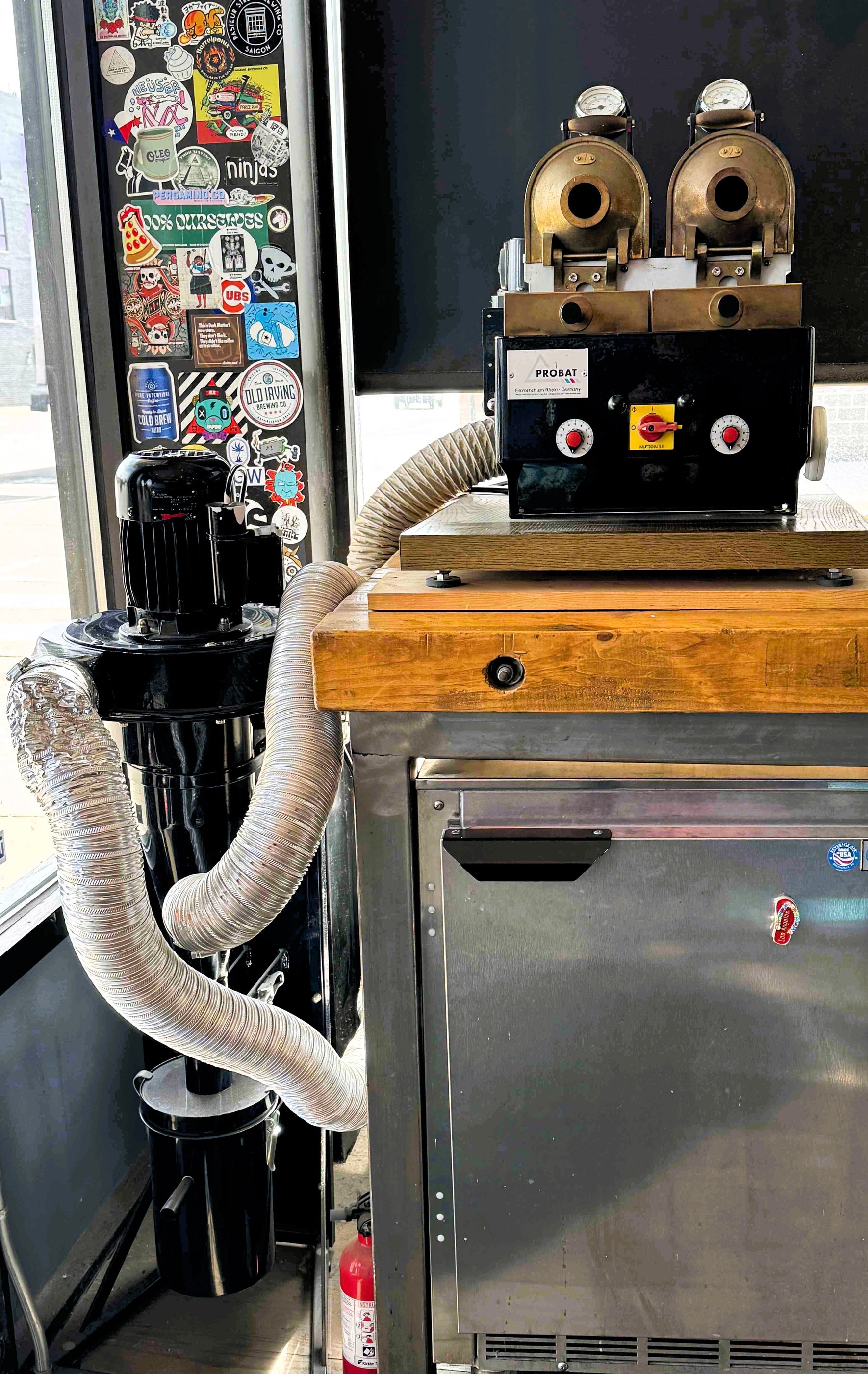 Probat Sample Roaster 100g Probat BZR-2 Sample Roaster - 2013 - Used — CoffeeTec