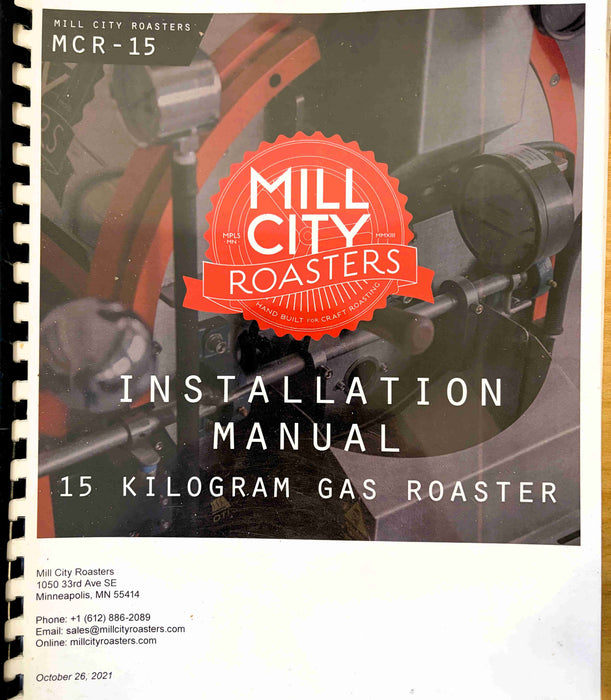 15 kg - Mill City Roasters MCR-15 - 2021 - Excellent Condition - Used