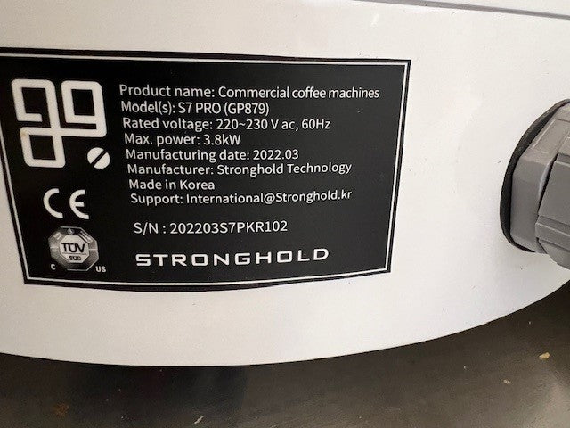 Stronghold S7 Pro Coffee Roaster - 2022 Model - Never Used