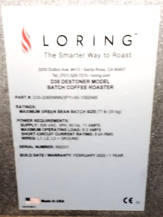 35 Kg - Loring S35 Kestrel - 2022 - Still in Crate
