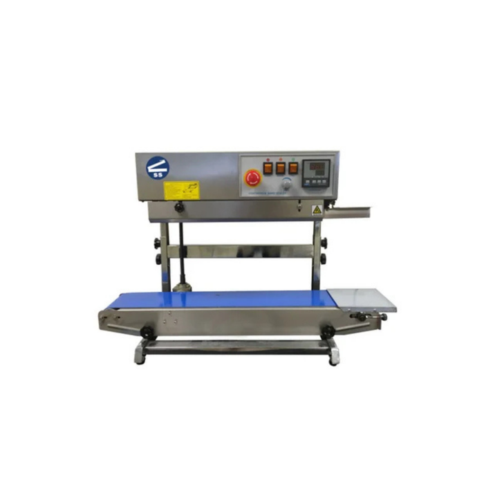 Sealer Sales Horizontal With Vertical Kit Band Sealer Right Feed Embossing Front
