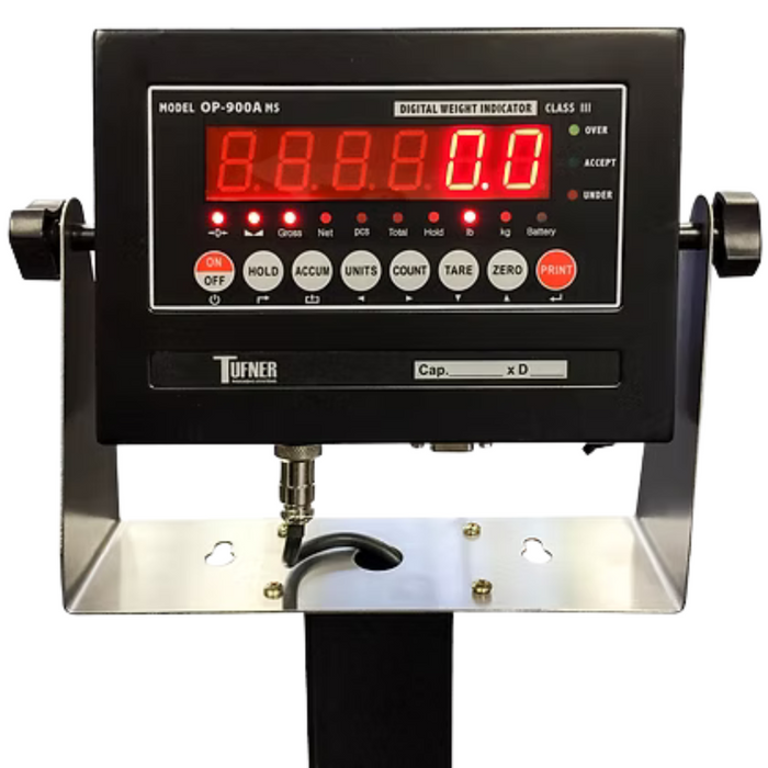 Portable Bench Scale Optima TA-5001824 500 lbs