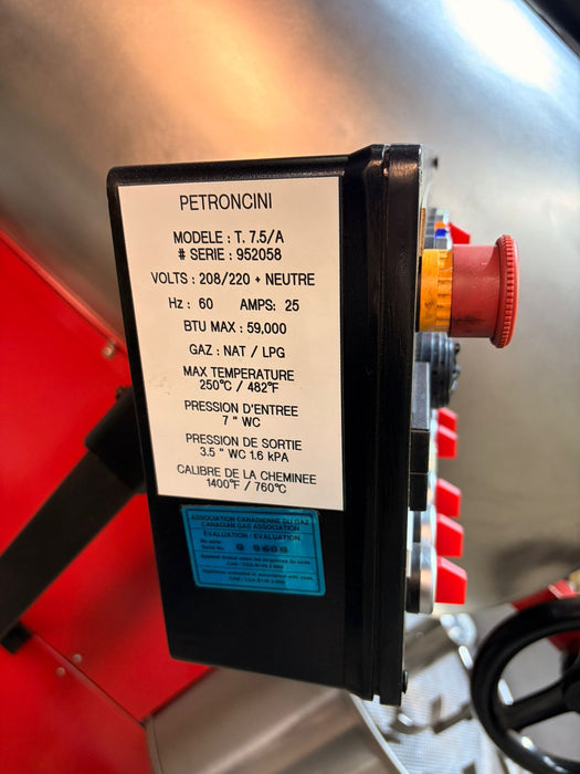 7.5 kg - Petroncini TT 7.5 Roaster - 1995 - Excellent Refurbished Condition - Used (Crating Included))