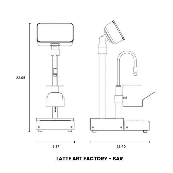Latte Art Factory Bar Aotumatic Milk Frother
