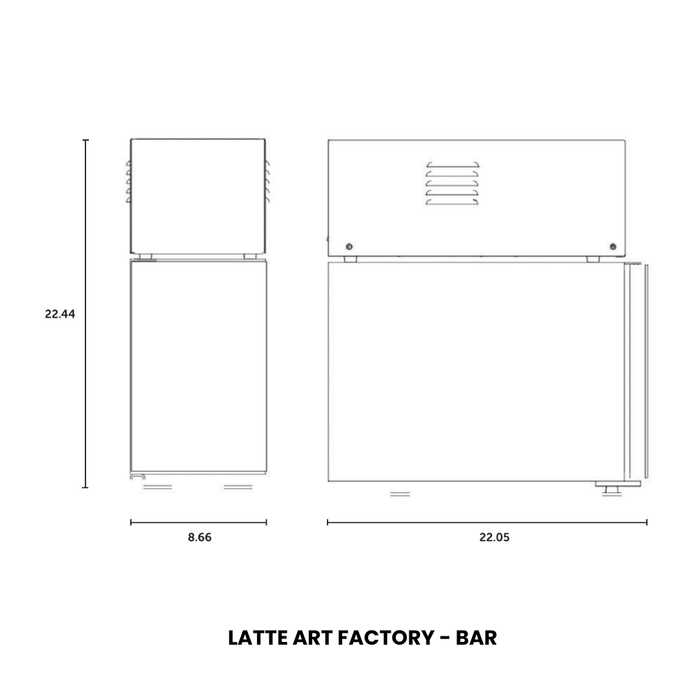 Latte Art Factory Bar Aotumatic Milk Frother