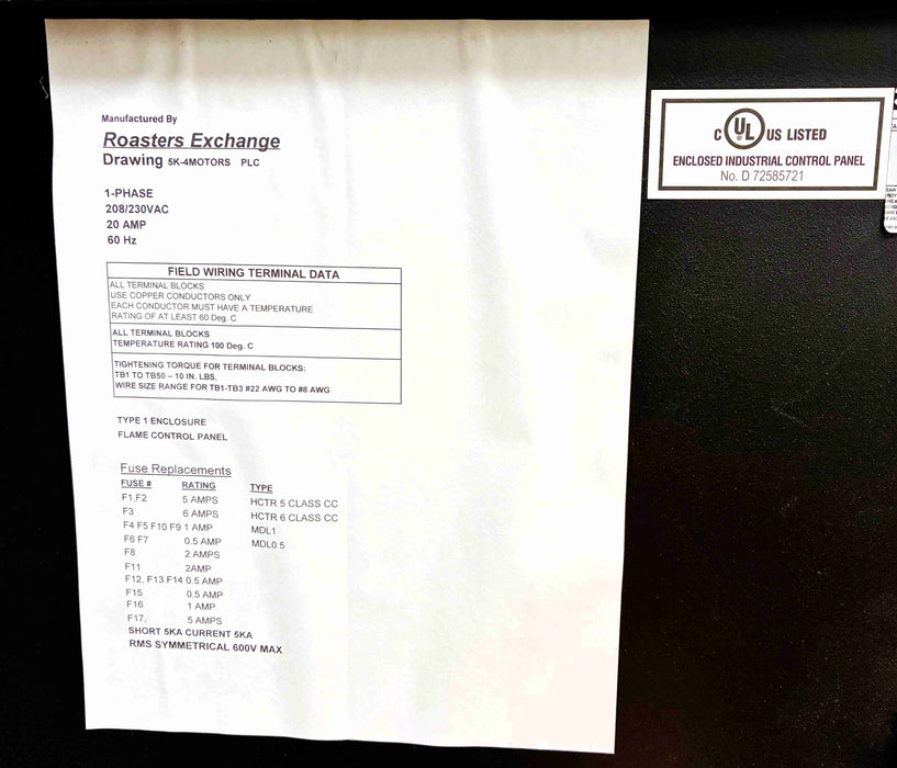 5 kg - US Roaster Corp "Millennium" - 2021 - Excellent Condition - Used