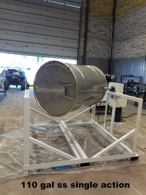  110 gal ss single action