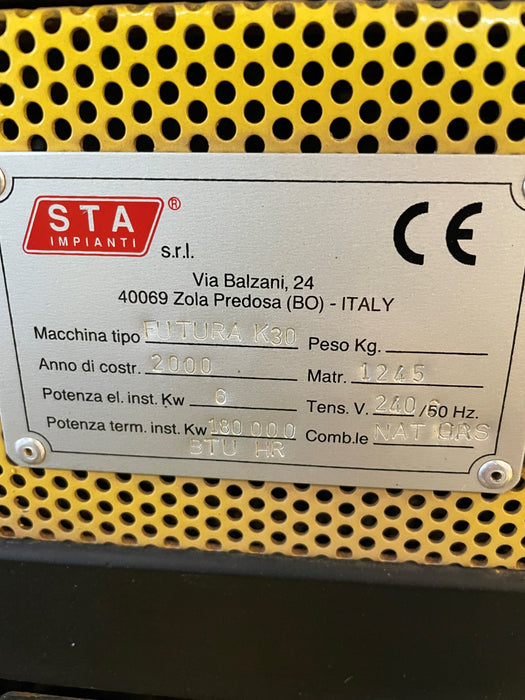 30 kilo: STA Impianti - Excellent Condition - Used