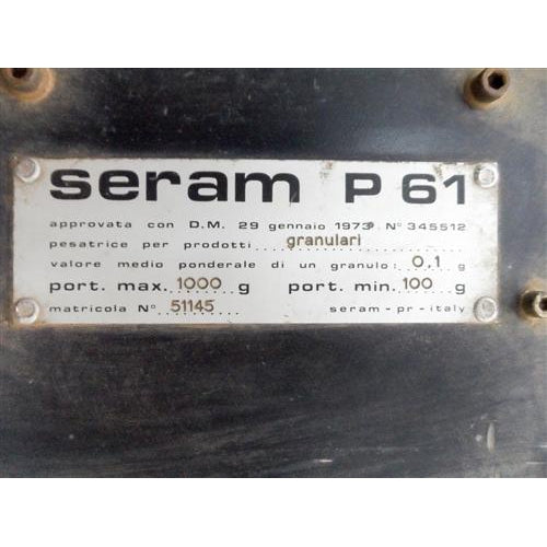 Used Seram Model P-61 Net Weigh
