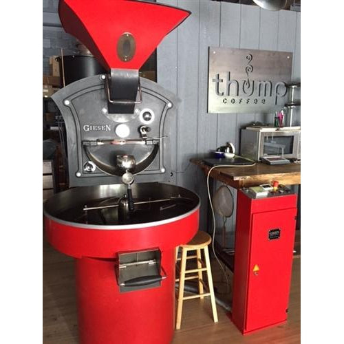 15 kilo: Used (Available February) Giesen Coffee Roaster & Selkirk Oxidizer