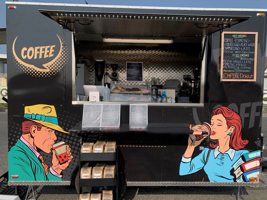 Coffee Service Vending Trailer For Retail Coffee Sales - Used