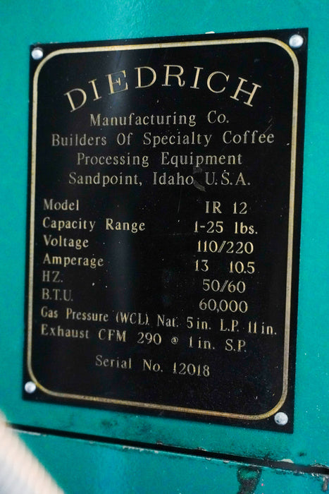 12 kilo Diedrich IR-12 - 1994 Model - Great Condition - Used