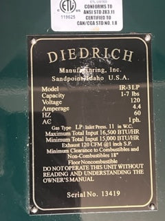 3 kilo Diedrich IR-3 Roaster - 2006 Fully Automated Model - Used