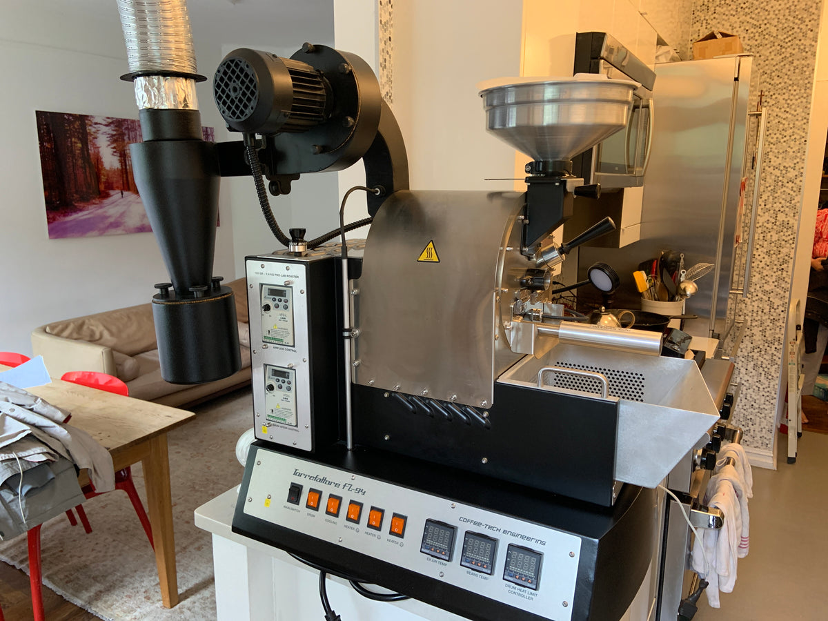 2.4 kilo: Coffee Tech FZ94 Pro Lab Roaster — CoffeeTec